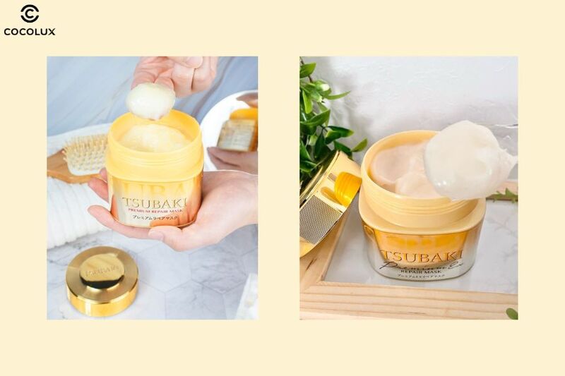 Kết cấu của mặt nạ tóc TSUBAKI phục hồi hư tổn