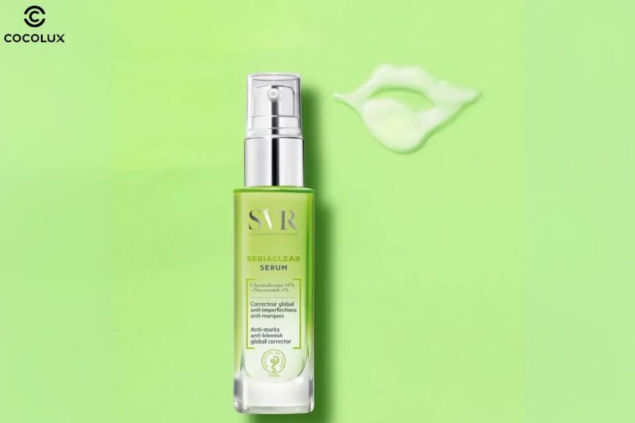 Kết cấu của Serum SVR Sebiaclear làm giảm mụn thâm, mờ nám