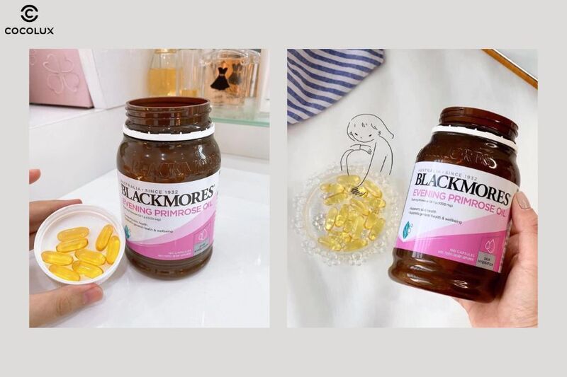 Kết cấu của viên uống Blackmores Evening Primrose Oil tinh dầu hoa anh thảo