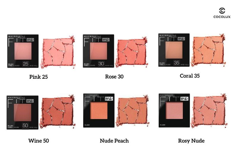 Phấn má hồng dạng nén Maybelline Fit Me Mono Blush bản cũ