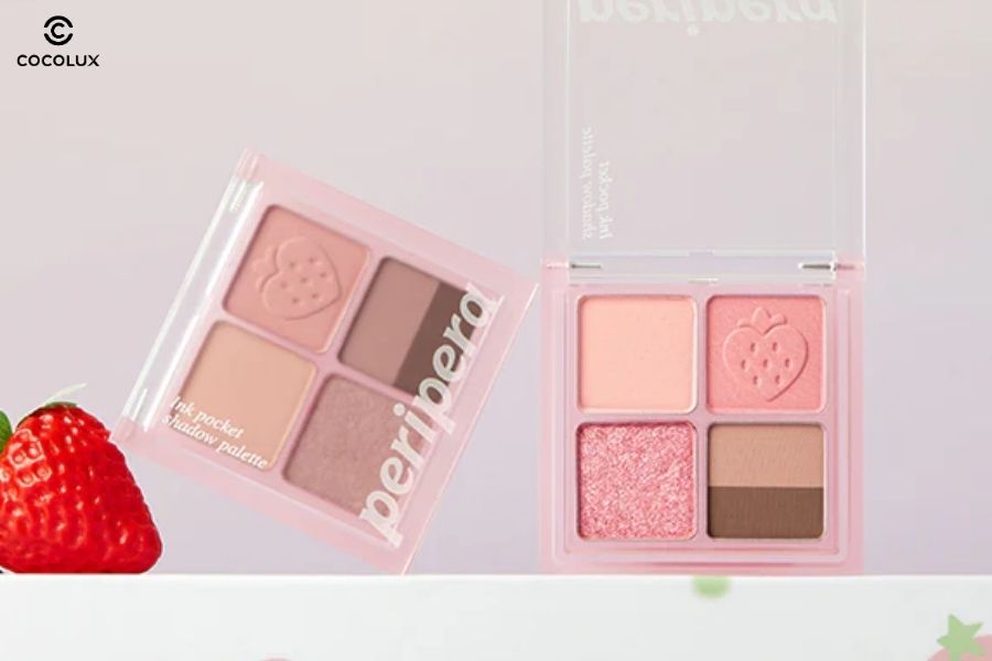 Phấn Mắt Peripera Ink 4 Ô Pocket Shadow Palette