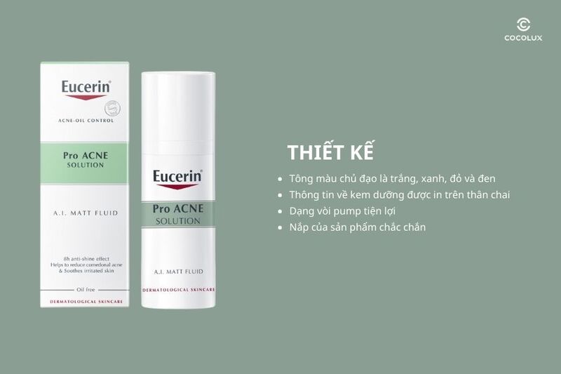 review-kem-duong-eucerin-proacne-solution-ai-matt-fluid-giam-mun-50ml-2 Thiết kế của kem dưỡng Eucerin ProAcne Solution A.I Matt Fluid 50ml