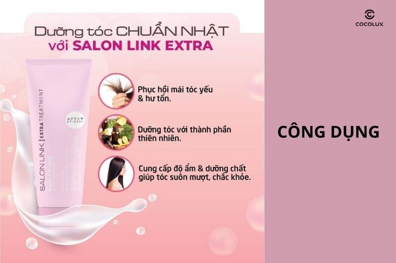 review-kem-duong-toc-kumano-salon-link-extra-treatment-4 Công dụng của kem dưỡng tóc Kumano Salon Link Extra Treatment