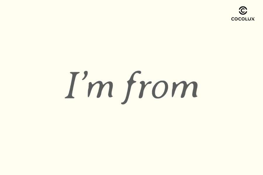 Logo thương hiệu I’m From