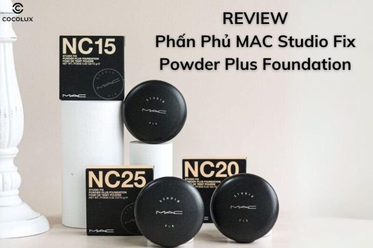 Review phấn phủ MAC Studio Fix Powder Plus Foundation siêu mịn kiềm dầu