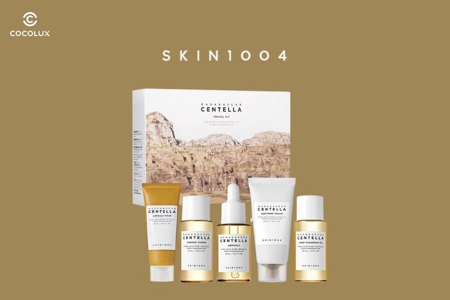 Bộ sản phẩm chăm sóc da từ rau má nổi tiếng của Skin1004