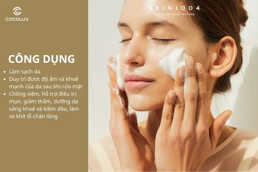 Công dụng của sữa rửa mặt Skin1004 Madagascar Centella Ampoule Foam