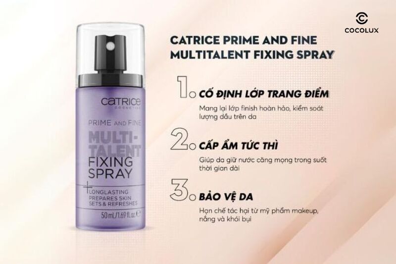 review-xit-khoa-nen-catrice-prime-and-fine-multitalent-6 Ưu điểm của xịt khóa nền Catrice Prime And Fine Multitalent