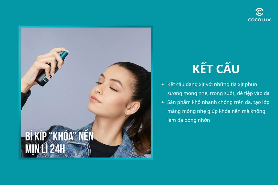 review-xit-khoa-nen-co-dinh-trang-diem-maybelline-fit-me-matte-poreless-setting-spray-60ml-3 Kết cấu của xịt khoá nền cố định trang điểm Maybelline Fit Me Matte + Poreless Setting Spray 60ml