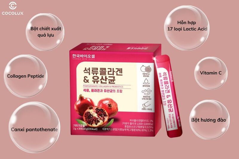 thanh-phan-chinh-cua-bot-uong-collagen-luu-do-bio-cell-pomegranate-collagen-and-probiotics-60g Thành phần chính của bột uống Collagen lựu đỏ Bio Cell Pomegranate Collagen & Probiotics 60g