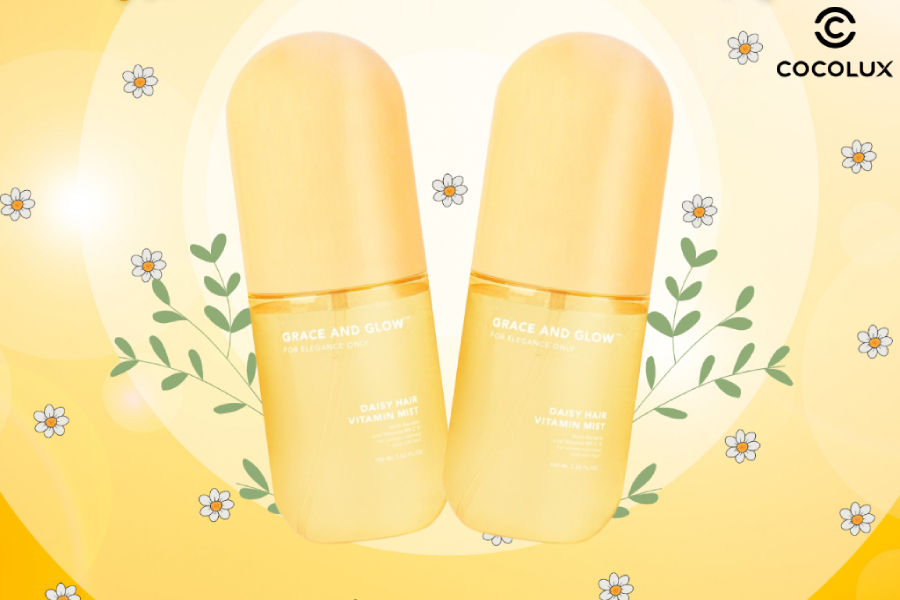 thiet ke bao bi xit duong toc grace and glow daisy hair vitamin mist