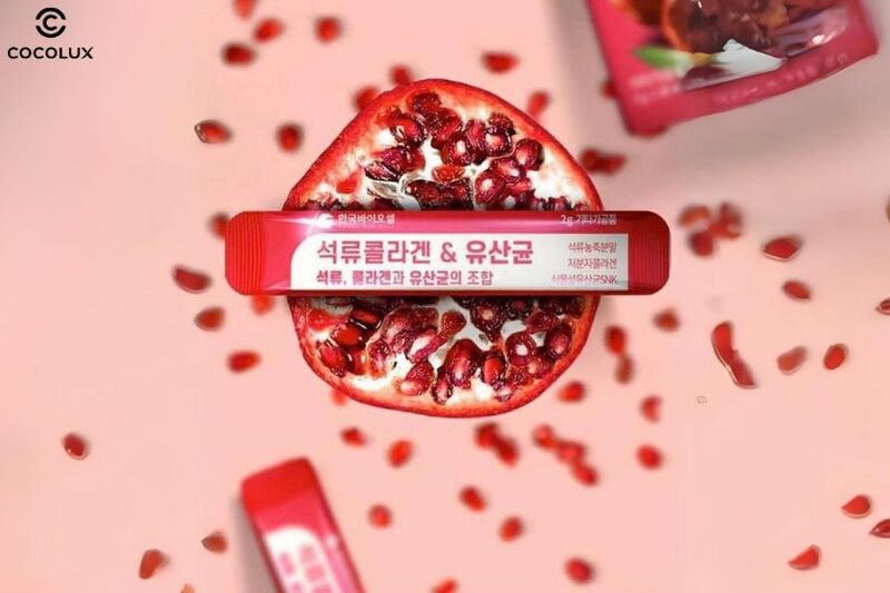 thiet-ke-cua-bot-uong-collagen-luu-do-bio-cell-pomegranate-collagen-and-probiotics-60g Thiết kế của bột uống Collagen lựu đỏ Bio Cell Pomegranate Collagen & Probiotics 60g