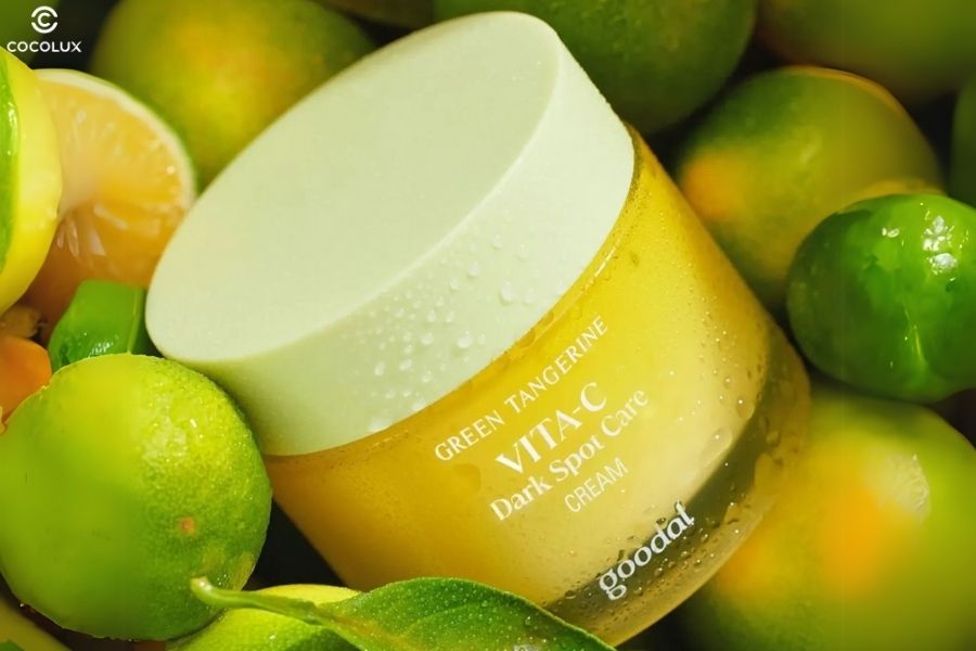 thiet-ke-cua-goodal-green-tangerine-vita-c-dark-spot-care-cream Thiết kế của kem dưỡng Goodal Green Tangerine Vita C Dark Spot Care Cream