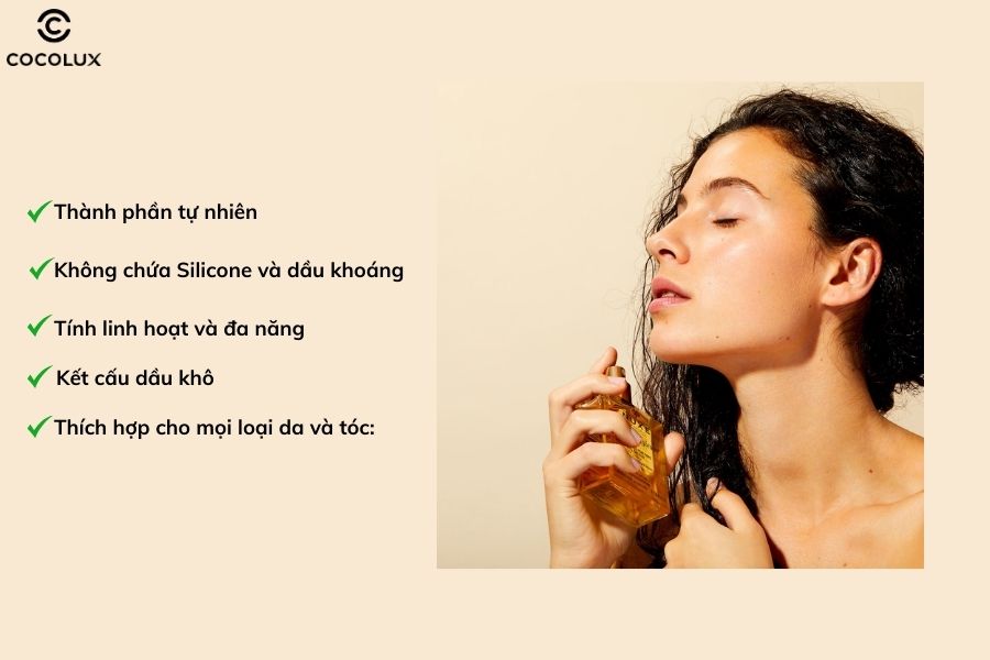 Ưu điểm của dầu dưỡng da dưỡng tóc Nuxe Huile Prodigieuse