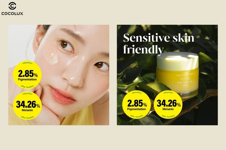 uu-diem-cua-goodal-green-tangerine-vita-c-dark-spot-care-cream Những ưu điểm vượt trội của kem dưỡng Goodal Green Tangerine Vita C Dark Spot Care Cream