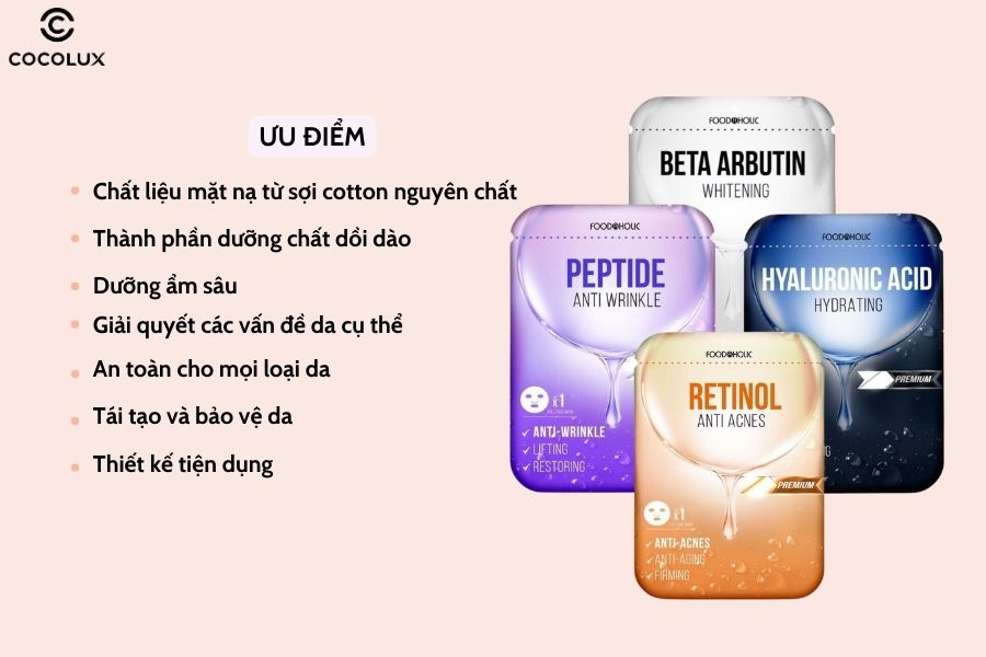 uu-diem-cua-mat-na-food-a-holic-premium Ưu điểm của mặt nạ Food A Holic Premium