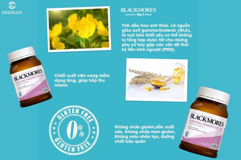 Ưu điểm của viên uống Blackmores Evening Primrose Oil tinh dầu hoa anh thảo