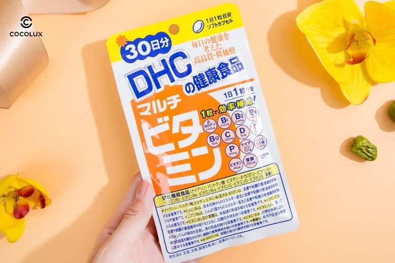 vien-uong-dhc-bo-sung-vitamin-tong-hop Thiết kế bao bì của Viên Uống DHC Rau Củ